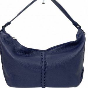 Bottega Veneta Blue Leather Hobo Handbag
